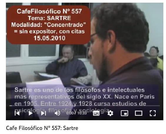 Cafe Filosófico Nº 557 Sartre