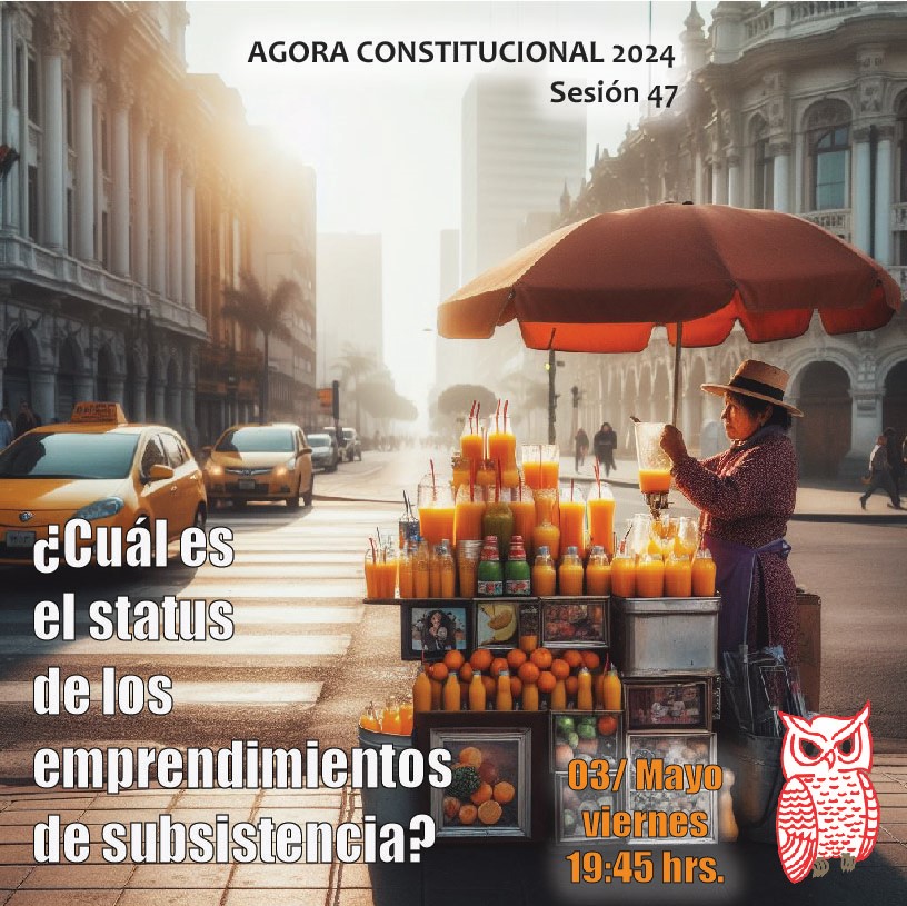 Ágora Constituyente  VIERNES 03 mayo - ¿Cuál es el status de los emprendimientos de subsistencia? - Sesión 47