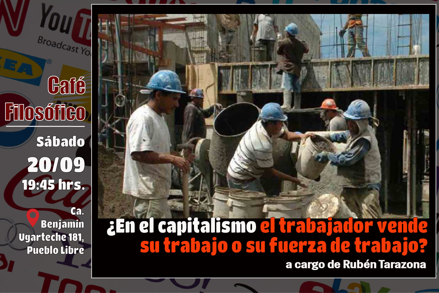Café 1165- 20 Setiembre 2025: ¿EN EL CAPITALISMO EL TRABAJADOR VENDE SU TRABAJO O SU FUERZA DE TRABAJO? a cargo de Rubén Tarazona