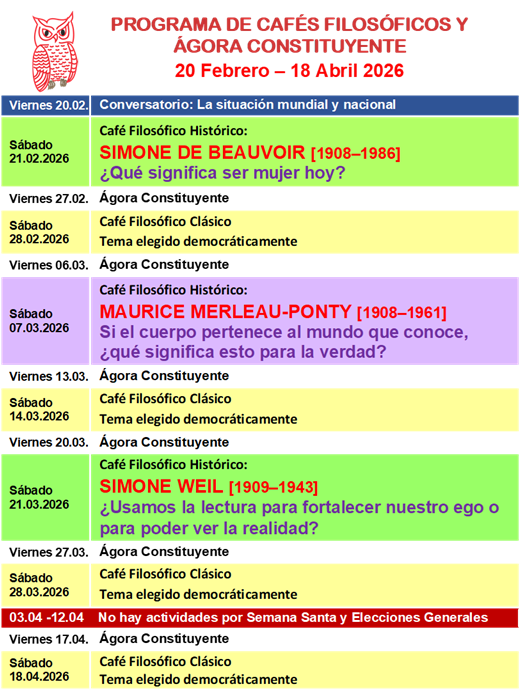 Programa Febrero-Abril 2026