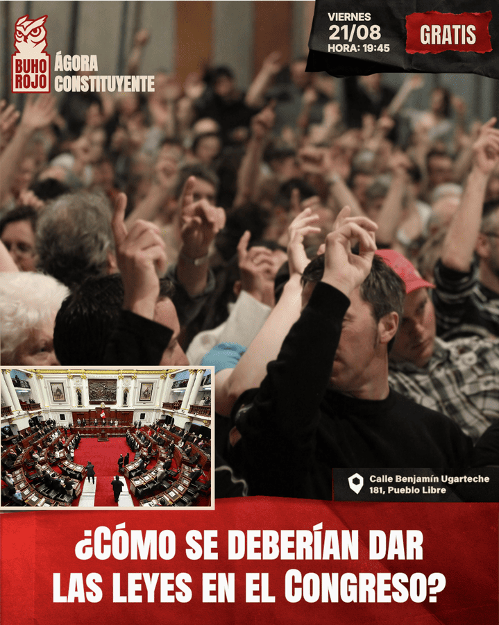 Ágora Constituyente. Sesión 113. VIERNES 21 Agosto 2026: ¿Cómo se deberían dar las leyes en el Congreso?