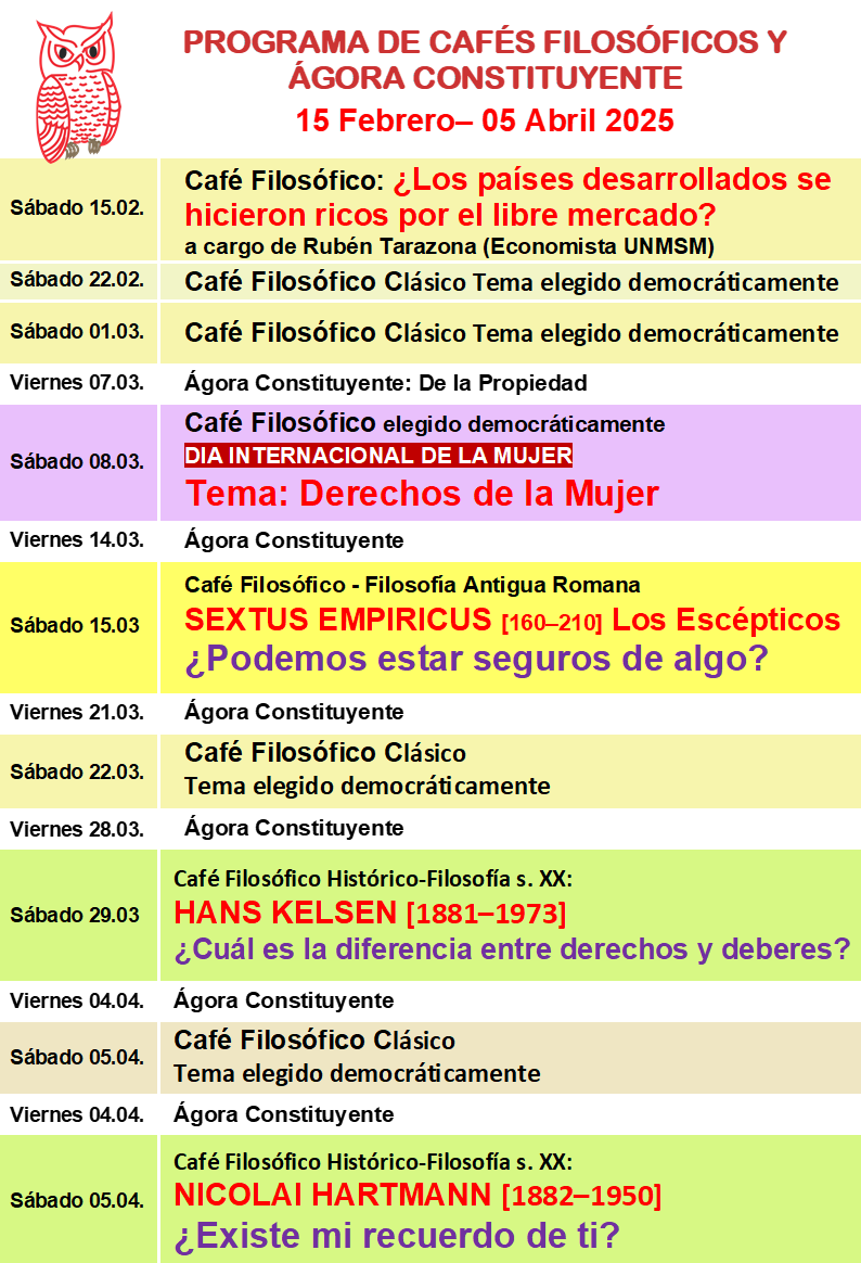 Programa 15 Febrero -06 Abril 2025